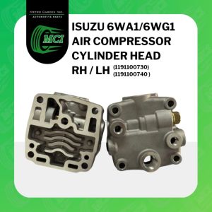 AIR COMPRESSOR CYLINDER HEAD for Isuzu 6WA1 / 6WG1 (1191100730 / 1191100740) truck brake spare part