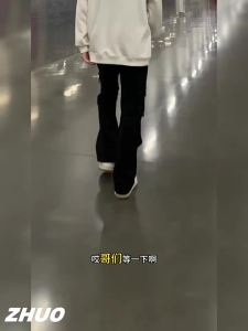ZHUOCAN | Quần Đùi Slim Fit Đen Nhiều Túi