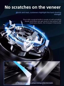 MONLEYTA | Portable Electric Shaving Razor No Black Dots