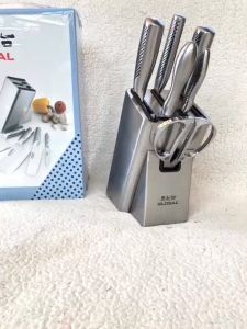 Bộ Dao Nhật 7 Món Cao Cấp nguyên khối không gỉ thiết kế sang trọng tinh tế - Dao nhà bếp
