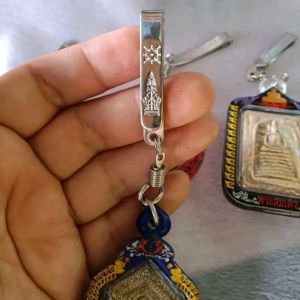 แหนบห้อยพระ แหนบสแตนเลสลายพระ 1 ชิ้น แหนบห้อยพระสแตนเลส