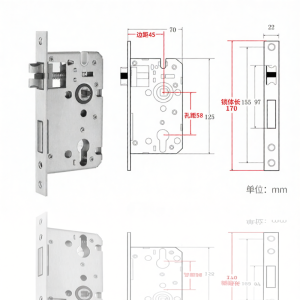 BAIJIAN | Universal Wooden Door Lock 50