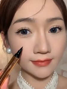 Liquid Eyeliner 2 in 1 Liquid Eyeliner Stamp Pen Eye Liner pencil Waterproof Long-lasting COD