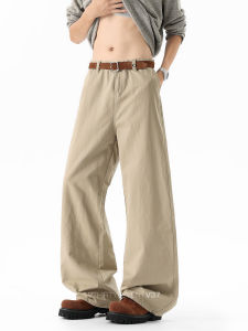 V37 | Cotton Washed Straight Trousers