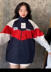 Áo khoác dù nữ chất vải dù 2 lớp dày dặn phối màu siêu xịn mẫu mới thời trang cao cấp