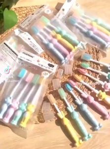 Bàn Chải Đánh Răng Hình Thú Ngộ Nghĩnh Cho Bé Sét 4 Chiếc