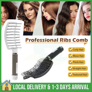 Massager Combs Detangling Brush Ribs Comb Styling Combs Hair Comb Brush Hair Styling Tool Sikat Rambut 排骨梳子