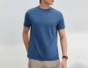 G2000 เสื้อยืดสำหรับผู้ชาย ทรง Smart Fit รุ่น 4614030275 BLUE
