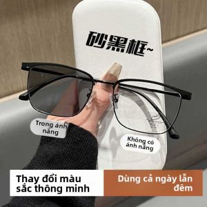 JIFANPAUL | Gọng Kính Chống Tia Xanh Bán Mỏng Đổi Màu