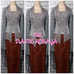 set kebaya brukat akad nikah kebaya pesta modern