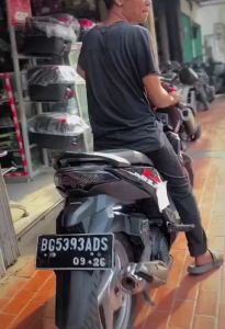 Stoplamp All Beat New Fullset Beat Deluxe Beat Eco Beat Street 2020 - 2024 Lampu Stop Beat New 8 Mode Running Lampu Rem Belakang Beat New Deluxe