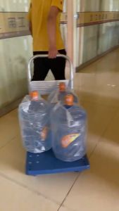 Reaim Troli Lipat Hand Truck max 500kg Trolly Barang Serbaguna Besi Kuat blue/black