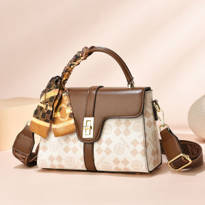 Trendy Small Womens Handbag 2026 New High-End Large Capacity Shoulder Crossbody Square Bag Fashionable Summer PU Print Bag