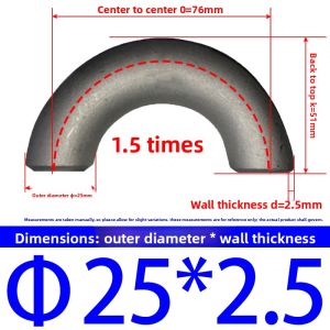CANGJIANG | 180 Degree Stainless Steel Bend Pipe