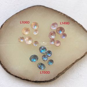 [Shi] Genuine Goods Swarovski Diamond Pointed round Diamond Elephant Toothpaste Elegant Gray Powder Jelly Flashing L106l149l150d