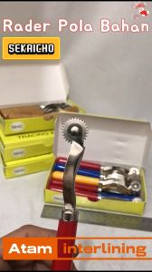 Rader Tracing Wheel Kayu & Pelastik: Alat Penanda Pola Bahan