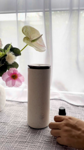 Aroma Matters Elegant Waterless Essential Oil Diffuser - Made in Korea with Wireless Function