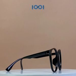 IOOI Eyewear - Kacamata Fashion Bulat Plastik PC Anti Radiasi Blueray Photocromic Pria Wanita 5001