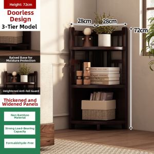 TUOJUE | Home Multi-level Corner Storage Shelf Decor Display Rack
