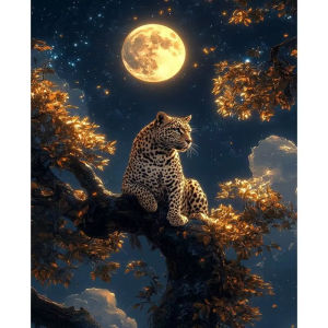 Jigsaw Puzzle for Adults 500/1000/1200/2000PCS Leopard Animal Artwork Paper Puzzle Home Wall Decoration Gift Idea