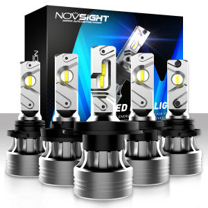 Super Bright Novsight N55 LED Car Headlight Bulbs: 9005 & 9006 Models