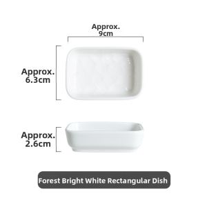 French Style Ceramic Tableware Home-use Plates Bowls