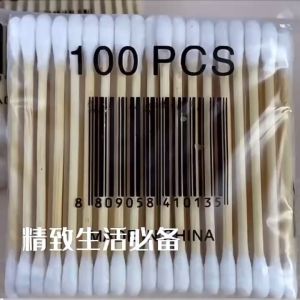 1000pcs Double Head Wood Cotton Buds Cotton Swabs Women Makeup Cleaning Cotton Swab UMISKY