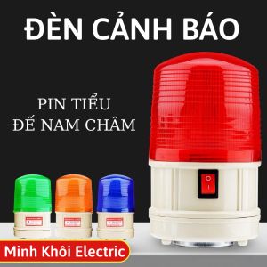 đèn cảnh báo công trường đèn cảnh báo giao thông dùng pin đế nam châmđen led tín hiệu dèn báo động