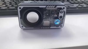 Mech Speaker High Soundround and Transparent 500mAh Large Capacity Lithium Battery Dazzling LED lights