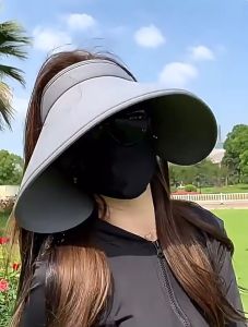 Topi Matahari Atasan Udara Korea Wanita