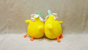 Dreamtoys96 Boneka Ayam Topi Bunga Chicken Dundun