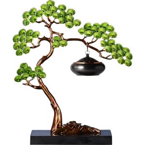 Enameled Color Welcoming Pinecone Hanging Entrance Decor New Chinese Style Home Living Room Incense Burner Indoor Zen Sandalwood Burner