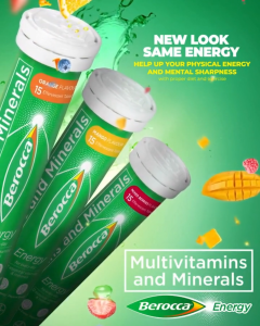 Berocca Multivitamins and Minerals Orange Flavor 30+20pcs or 50pcs Value Pack