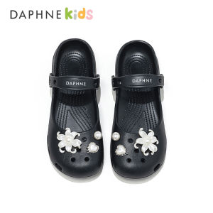 Daphne | Dép bít mũi nửa kín đế bằng có thể xỏ chân mang theo hai kiểu cho nữ