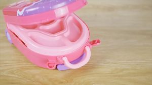 Frozen Makeup Dresser Toy Set Childrens Toy Set Make Up Luggage Trolley Girls Toys Childrens Gift