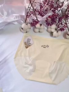 NJ COLLECTION Ice Silk Seamless Mid Waist Panties Women 2/3/5pcs Set Cooling Soft Breathable Comfort | Seluar Dalam Wanita Tanpa Jahitan Kain Sejuk Bernafas Selesa | 女士冰丝无痕内裤