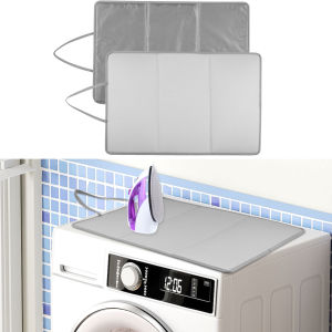 แผ่นรีดผ้าแบบพกพาพับรีดผ้า Pad Travel ซักรีด Pad เสื้อผ้า Protector BOARD รีดผ้าทนความร้อนผ้าห่มสําหรับตารางใหม่