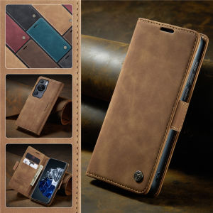 CaseMe High Quality Retro Magnetic Flip Leather Case for Huawei P60 Pro P60 Art Wallet Card Cover Honor 80 X40 Phone Cases Coque