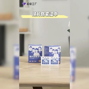 เช็ดแว่นกันฝ้า แผ่นเช็ดแว่นตา 100แผ่น ผ้าเช็ดแว่นตา ผ้าเช็ดแว่นกันฝ้า ทําความสะอาดแว่น แห้งเร็ว กันฝุ่น ปกป้องเลนส์