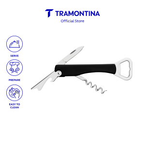 Tramontina Harmoniza Opener with Corkscrew and Pocket Knife