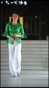 QUẦN LỤA BÀ BA QUẦN LẺ QUẦN ĐEN LỤA PLANTIN PHONG CÁCH LỊCH LÃM BẢN LƯNG THUN PHÍA SAU  KẾT HƠP TÚI TRONG HIỆN ĐẠI MẪU MỚI NHẤT