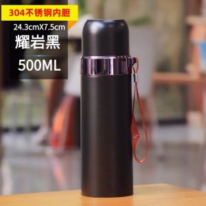 Cốc Nước Cách Nhiệt Bằng Thép Không Gỉ 304 Dung Tích Lớn Cho Văn Phòng Và Ngoài Trời Cốc Nước Cách Nhiệt Kiểu Hàn Quốc Cho Nam Và Nữ