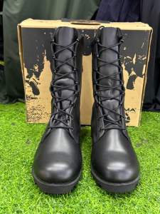 รองเท้าคอมแบท Ranger Rosearh เกรดราชการ✅️ Combat  ✅️คอมแยท หนังวัวแท้ ✅️ขัดเงา ✅️ทนทาน ✅️เย็บพื้น ✅️ความสูง 10 นิ้ว Size:6/7/8/9