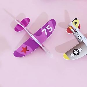 10pcs/bag DIY Gliders Planes Foam Assemble Airplane Toys Kids Birthday Gifts Party Favors Children School Prizes Goodie Fillers