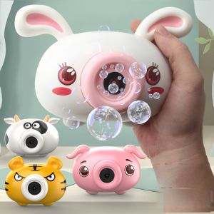 2023 Bubble Dream Camera Toy Kids Electric Bubble Blowing Machine Music With Lights Toys Bath Shower Automatic Bubble Maker for Boys Girls Kids Mesin Bubble untuk Kanak-kanak 泡泡照相机