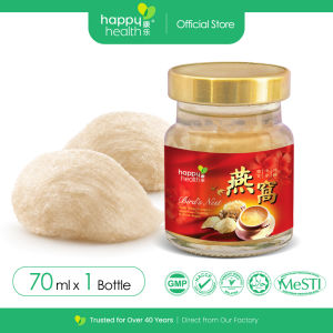 LAZCHOICE Happy Health® Birds Nest Natural with Rock Sugar 70ml x 1 Bottles HALAL SARANG BURUNG