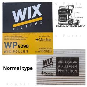 WIX ORIGINAL CABIN FILTER WP9290 & WP9291 TOYOTA VIOS & CAMRY & HARRIER & HILUX & INNOVA & ALPHARD & ESTIMA