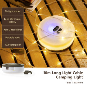 BISINNA Camping String Light USB Charging Lantern 1800mAhIPX4 WaterproofRechargeable Flashlights