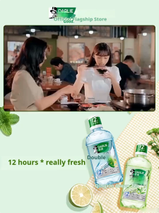 DARLIE Haolai Green Tea Mint Mouthwash Bottle for adults leaves fragrance and freshens breath
