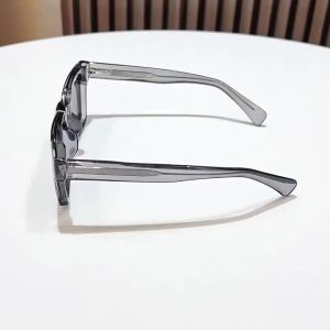 Designer Square Sunglasses Men Color Patchwork Polarized Sun Glasses for Fishing Driving TAC Shades